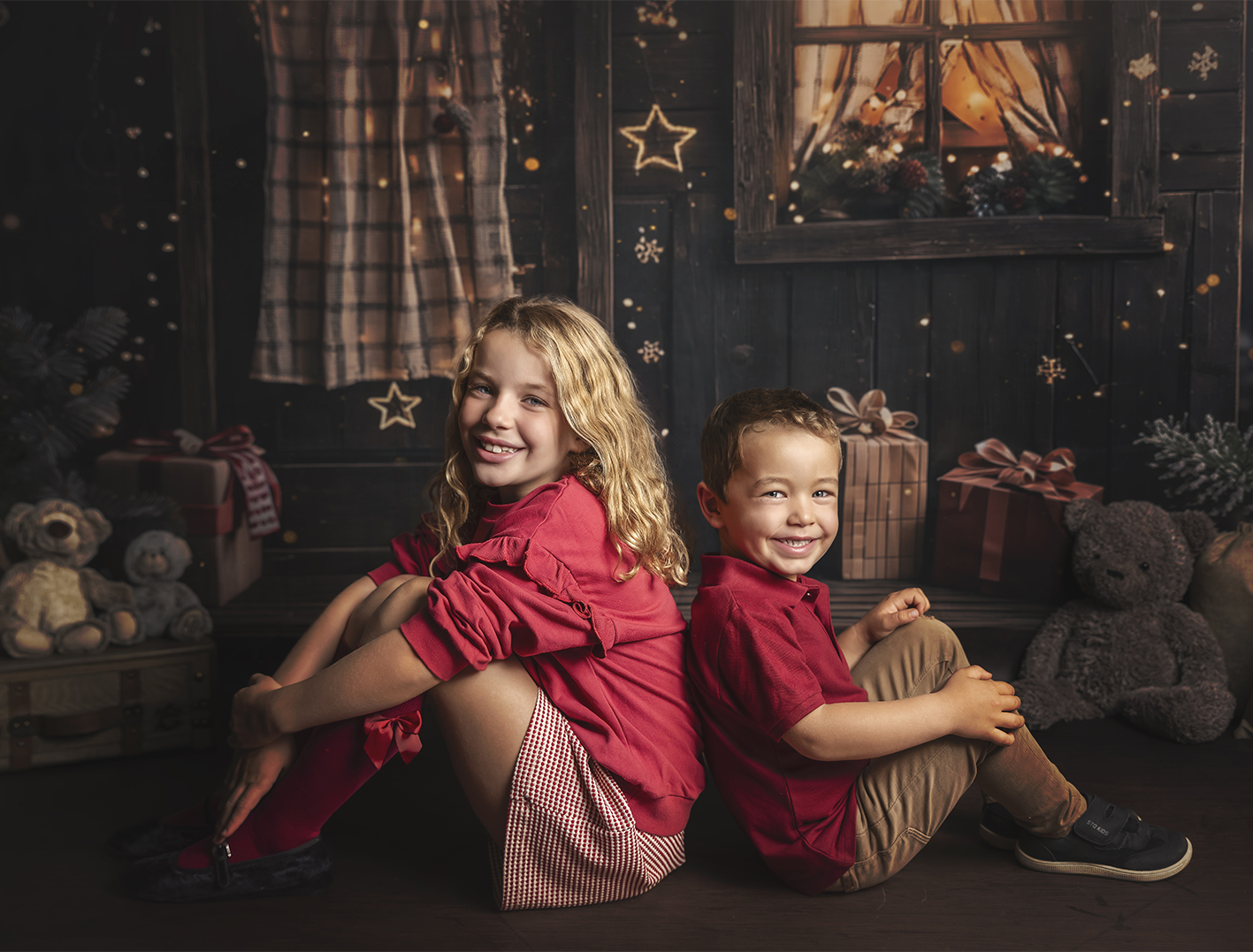 Sesión de fotos infantil en Alcala de henares Sesión de navidad en Alcalá de Henares