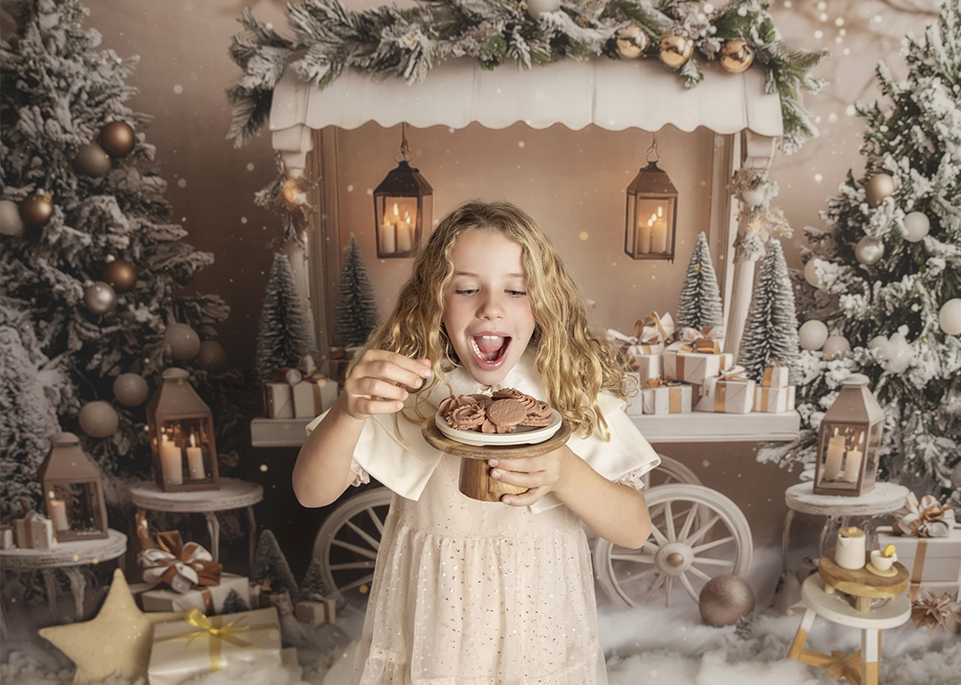 Sesión de fotos de Navidad para niños